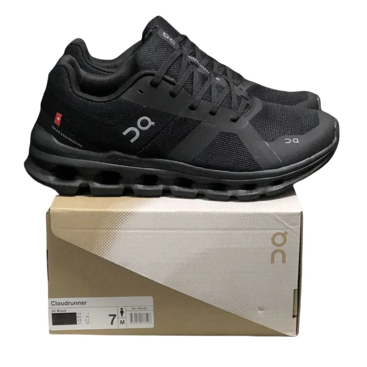 On Cloudrunner Men's Black - Onsrunners