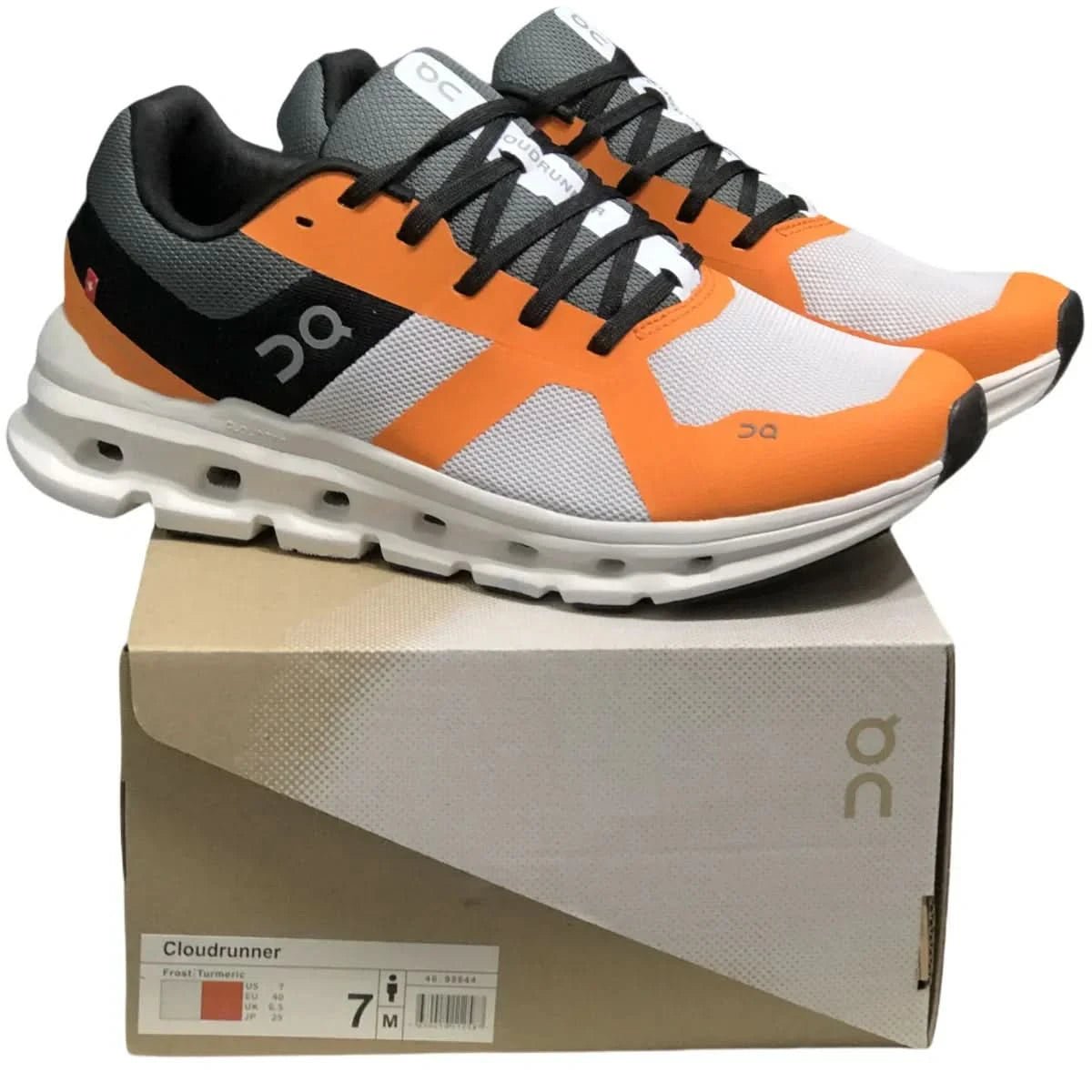 On Cloudrunner Men's Gray/Yellow - Onsrunners