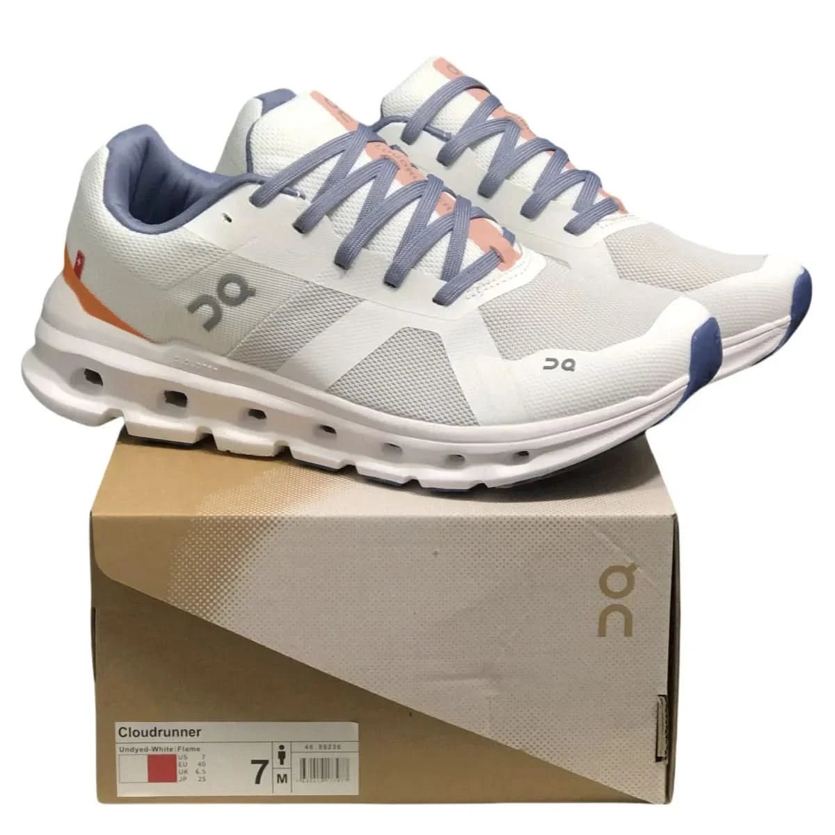 On Cloudrunner Women's White/Orange - Onsrunners