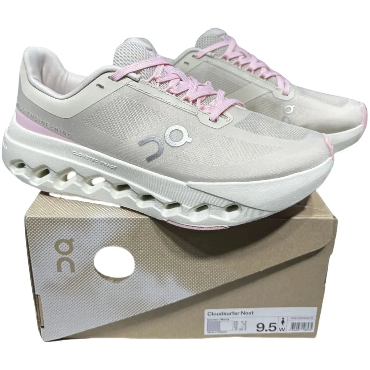 On Cloudsurfer Next Men's White/Pink - Onsrunners