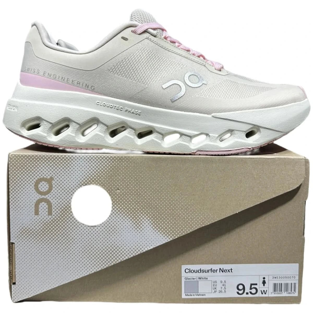 On Cloudsurfer Next Men's White/Pink - Onsrunners