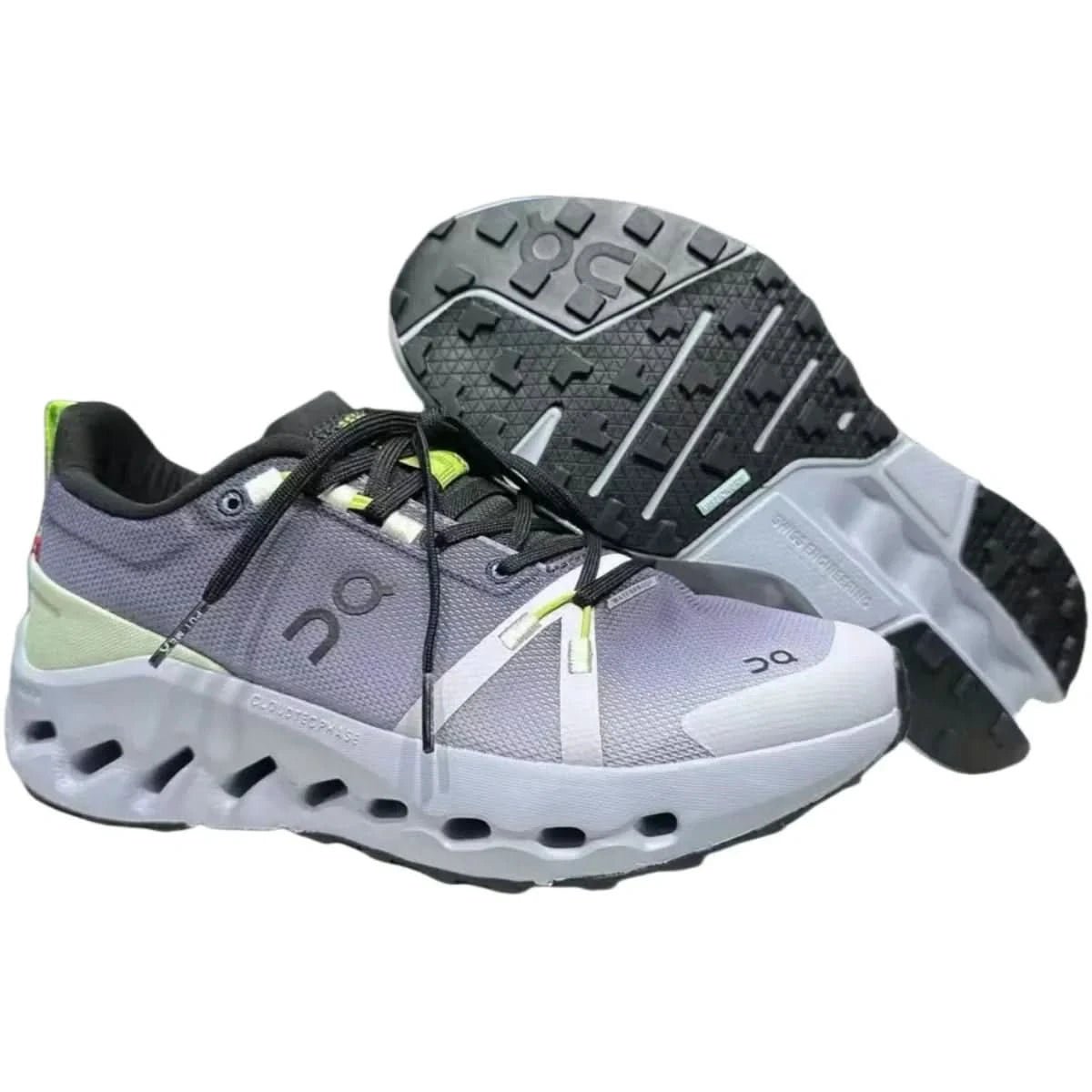 On Cloudsurfer Trail Waterproof Men's Black/Heather - Onsrunners