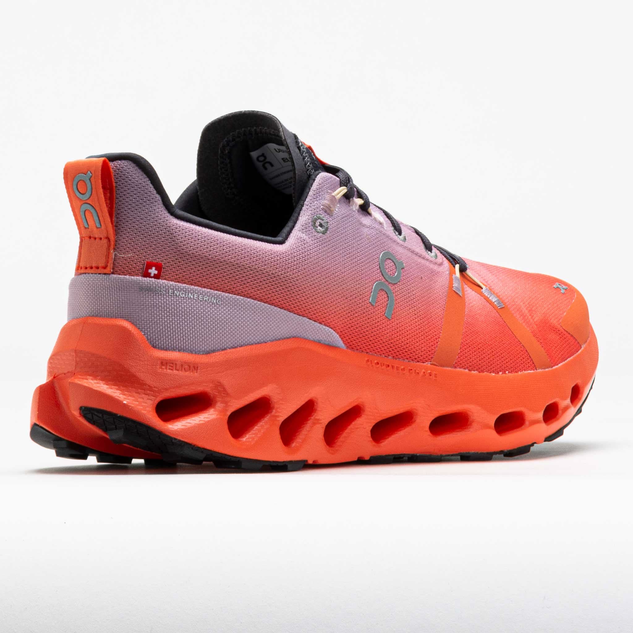 On Cloudsurfer Trail Waterproof Men's Mauve/Flame - Onsrunners