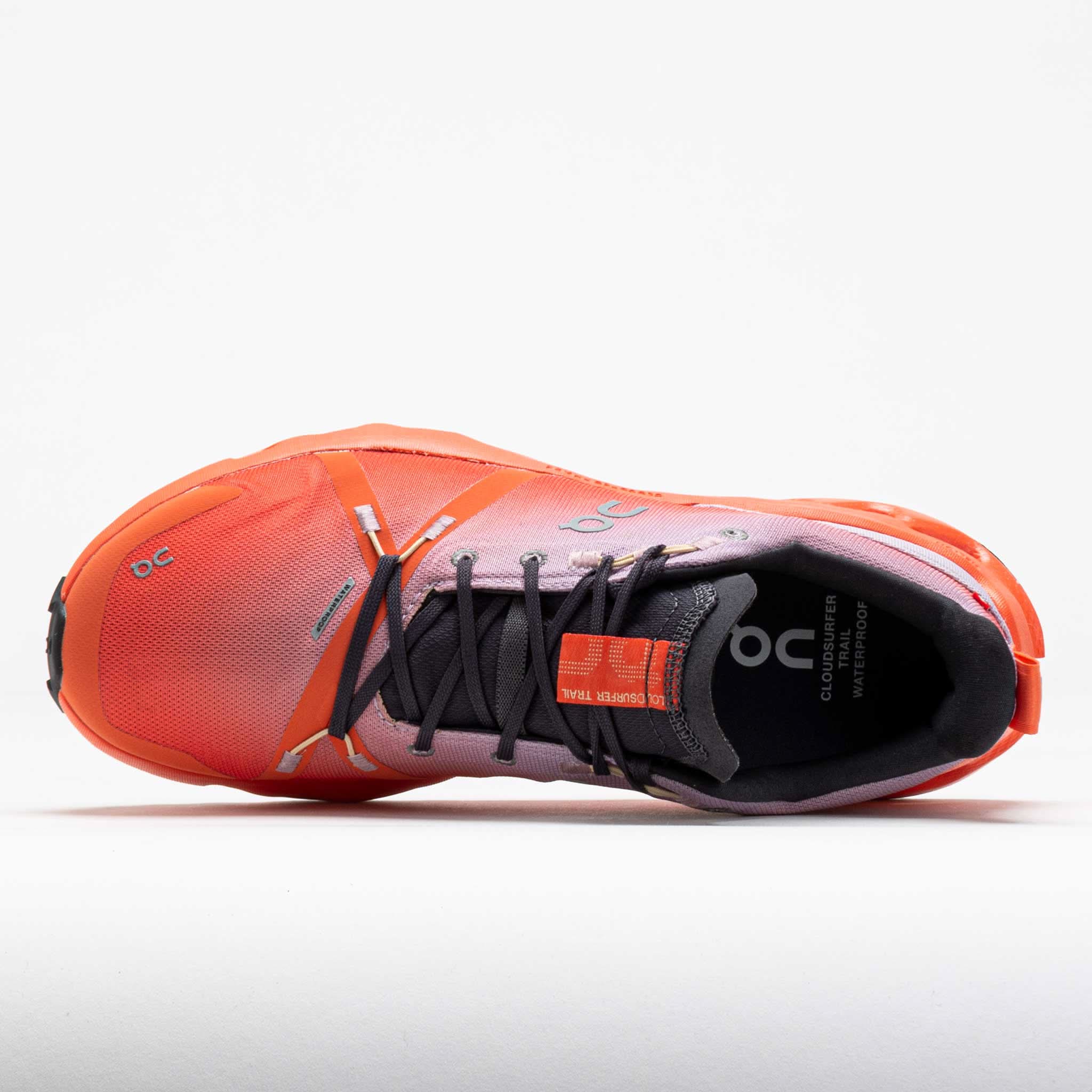 On Cloudsurfer Trail Waterproof Men's Mauve/Flame - Onsrunners