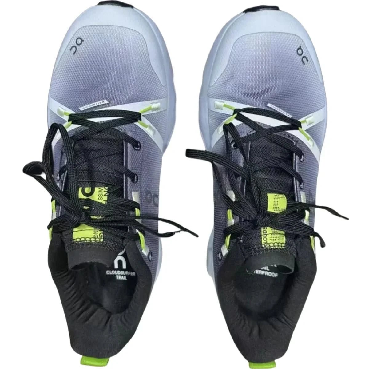 On Cloudsurfer Trail Waterproof Women's Black/Heather - Onsrunners