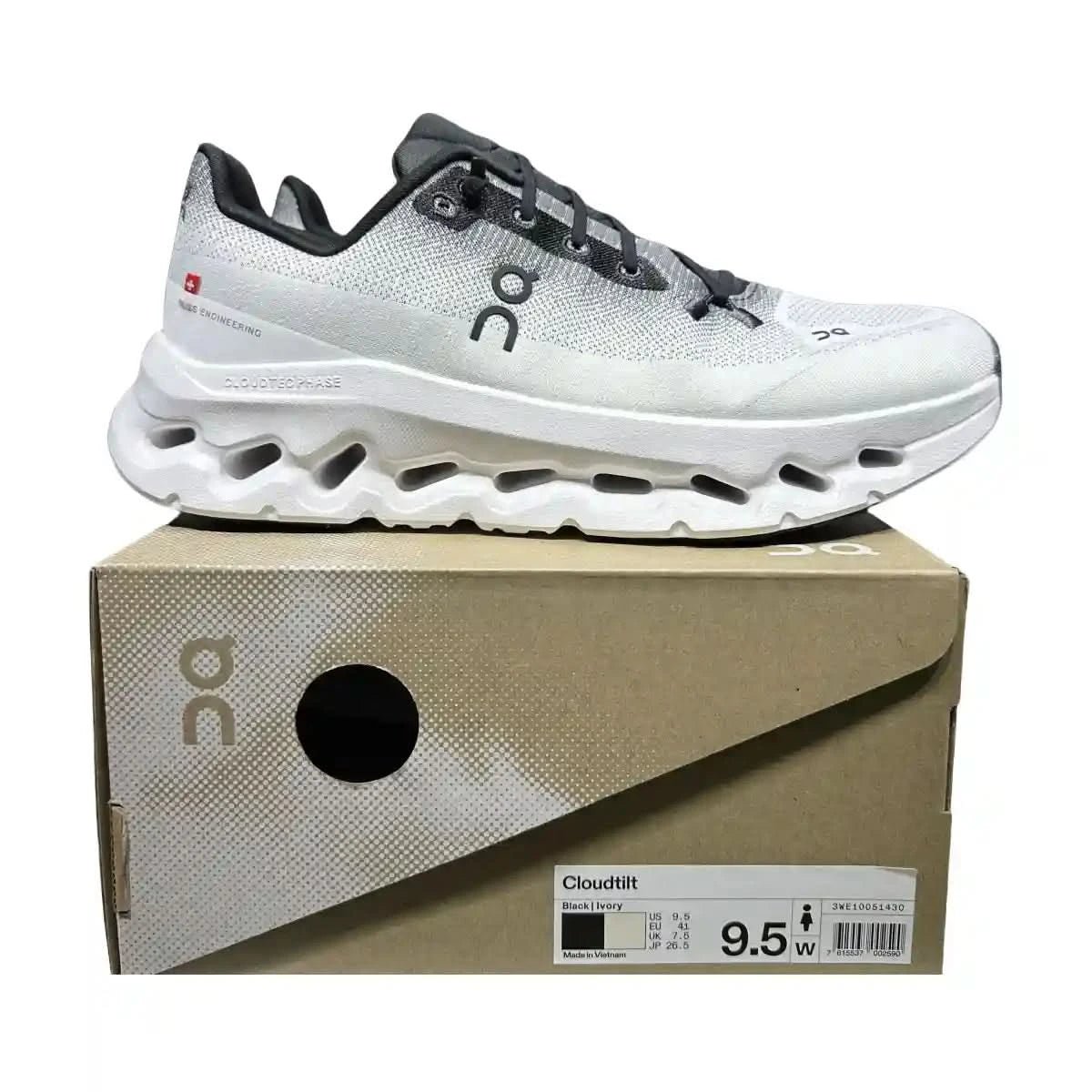 On Cloudtilt Women's Black/Ivory White - Onsrunners