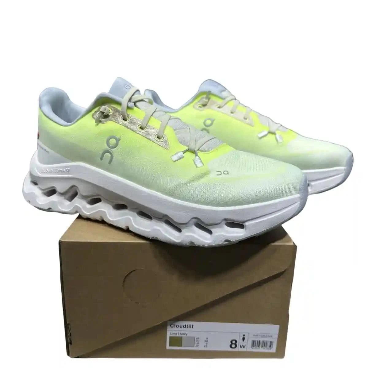 On Cloudtilt Women's Lime/Ivory White - Onsrunners