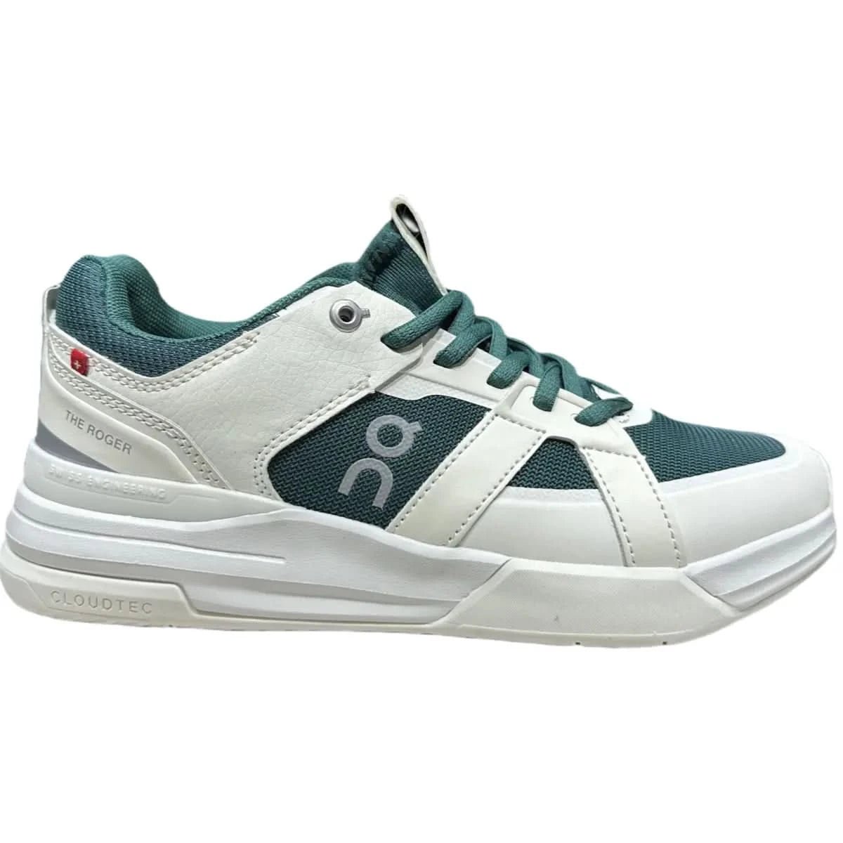 On The Roger Clubhouse Pro Men's White/Green - Onsrunners