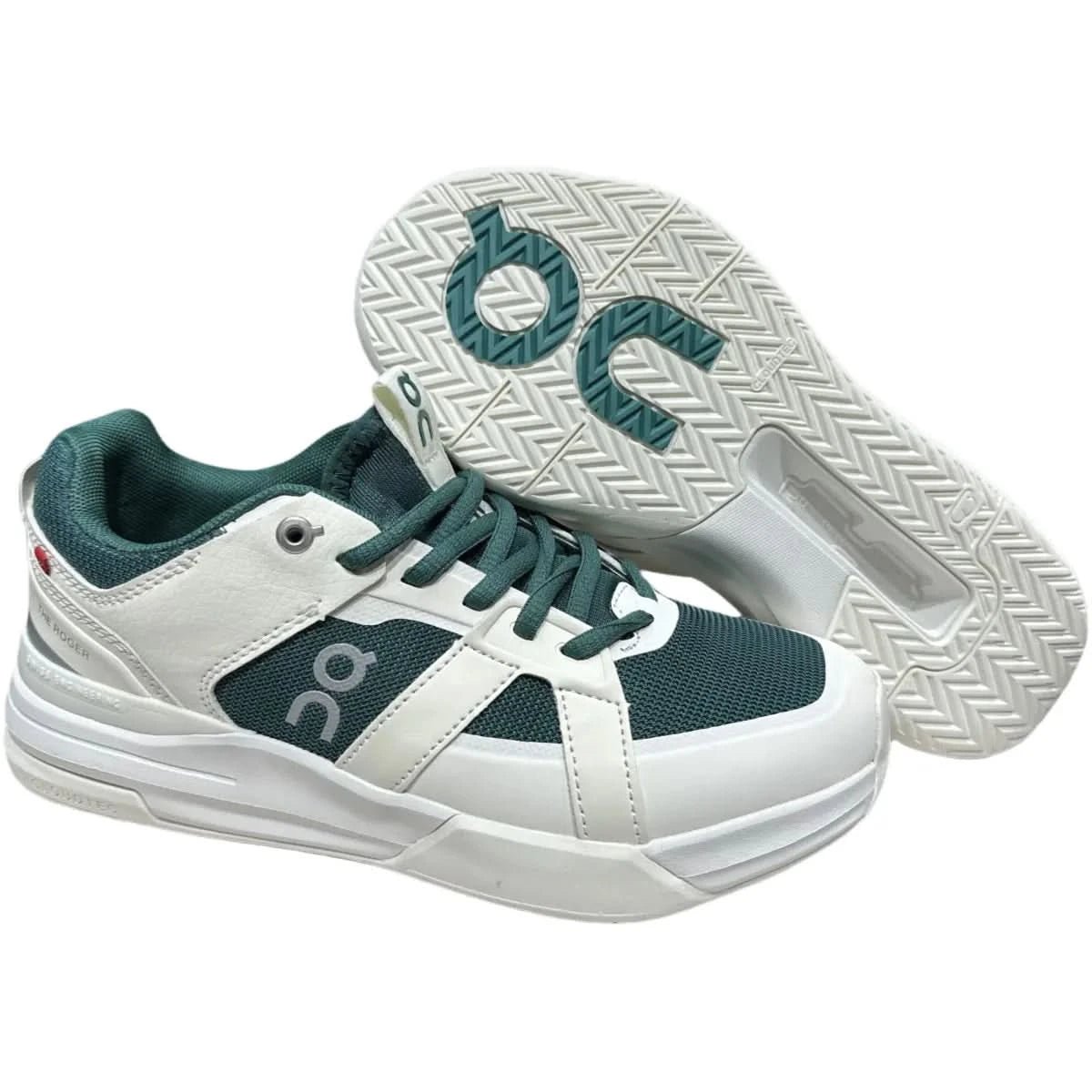 On The Roger Clubhouse Pro Men's White/Green - Onsrunners