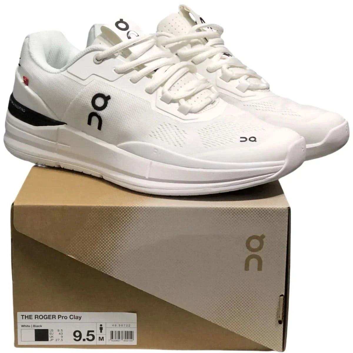 On The Roger Pro Men's White/Black - Onsrunners