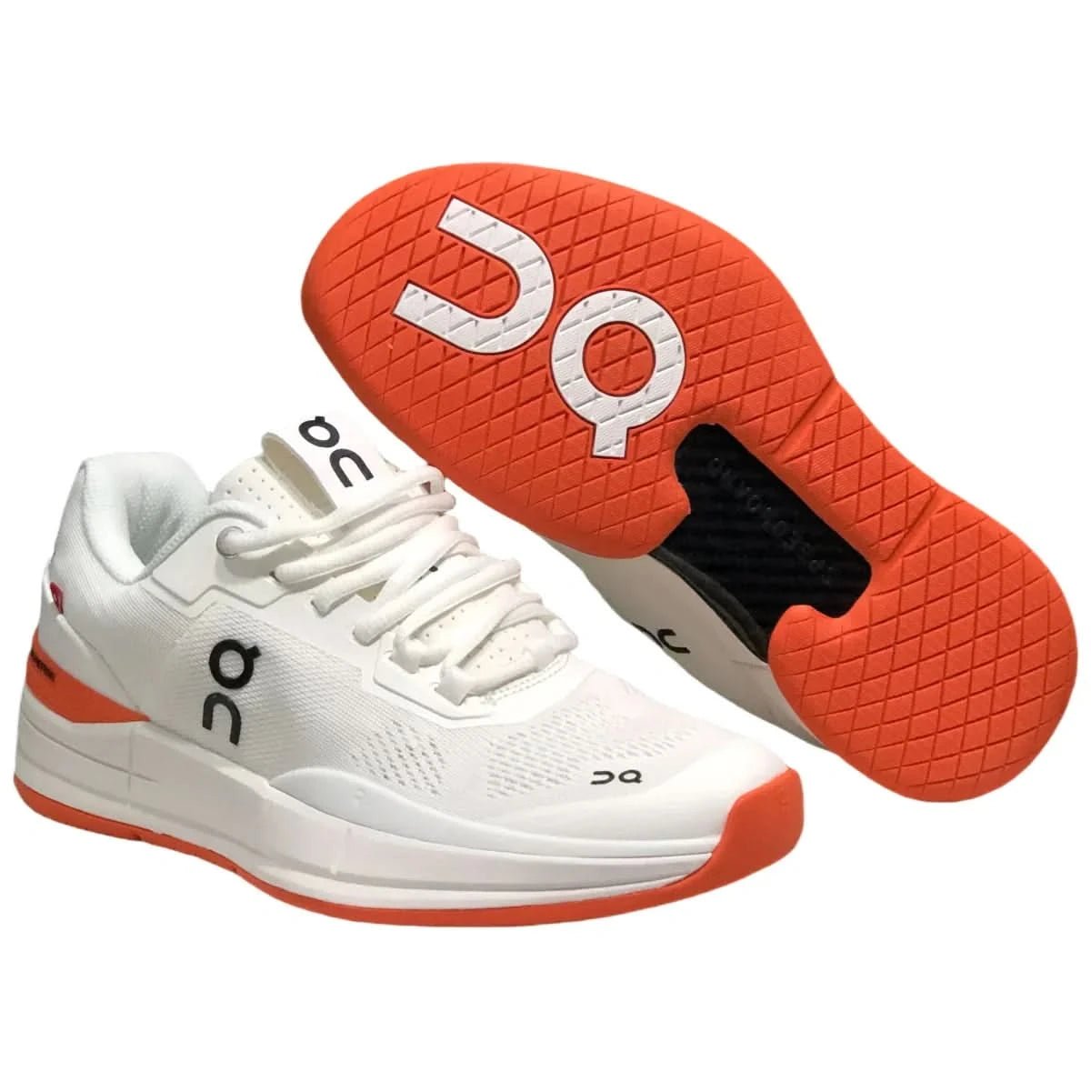 On The Roger Pro Men's White/Oranges - Onsrunners