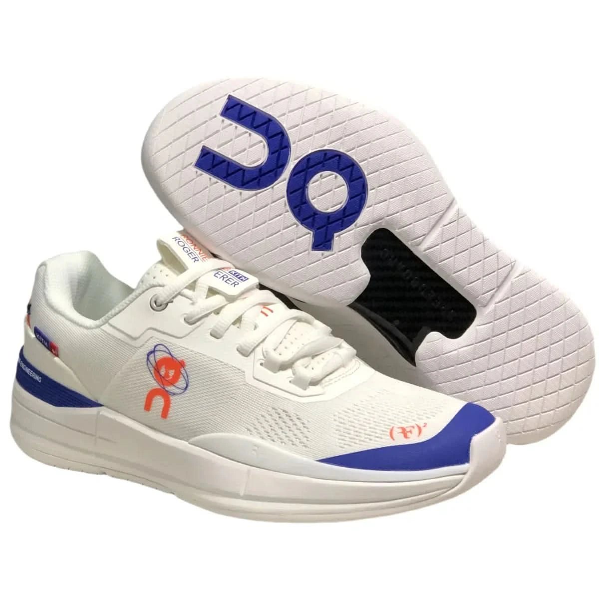 On The Roger Pro Women's Beige/Blue - Onsrunners