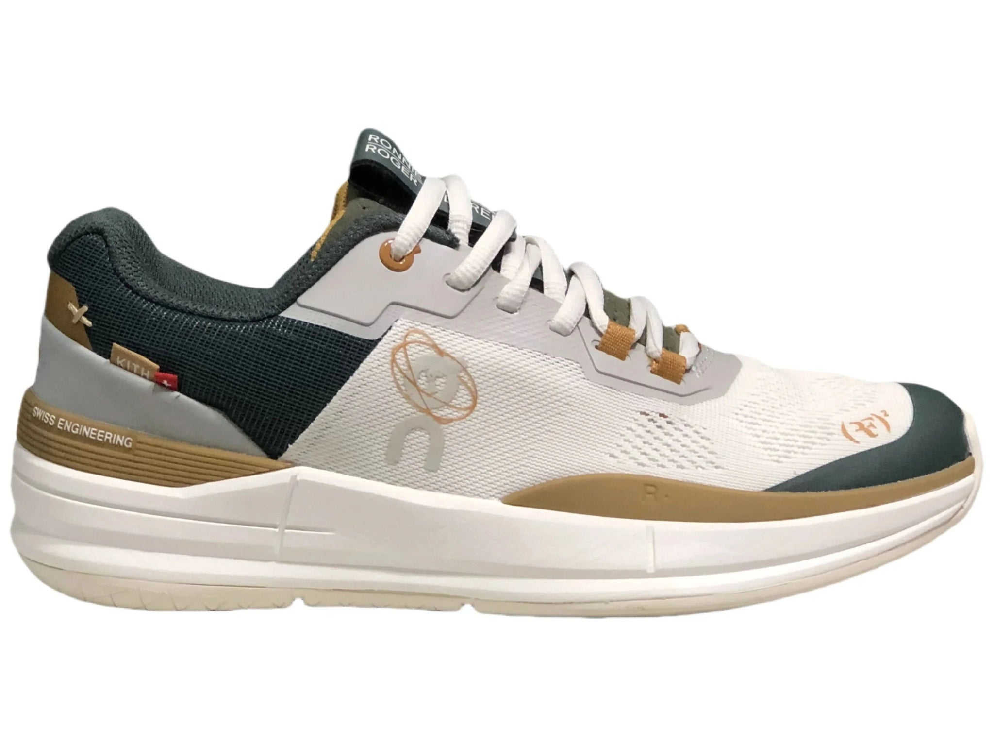 On The Roger Pro Women's Beige/Green - Onsrunners