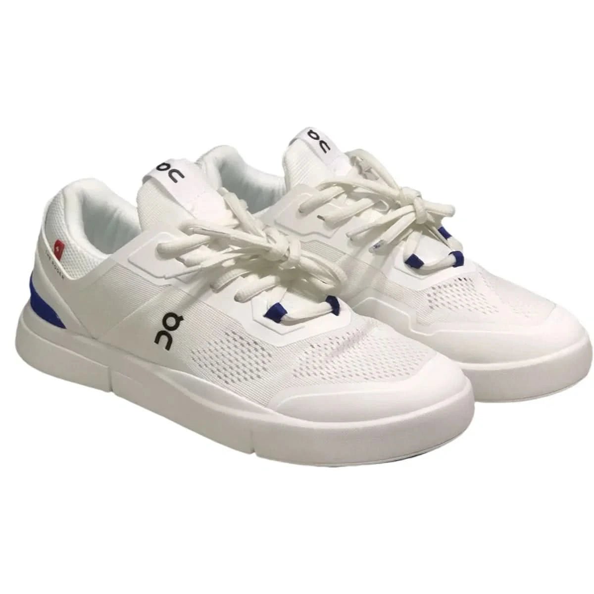On The Roger Spin Men's White/Blue - Onsrunners