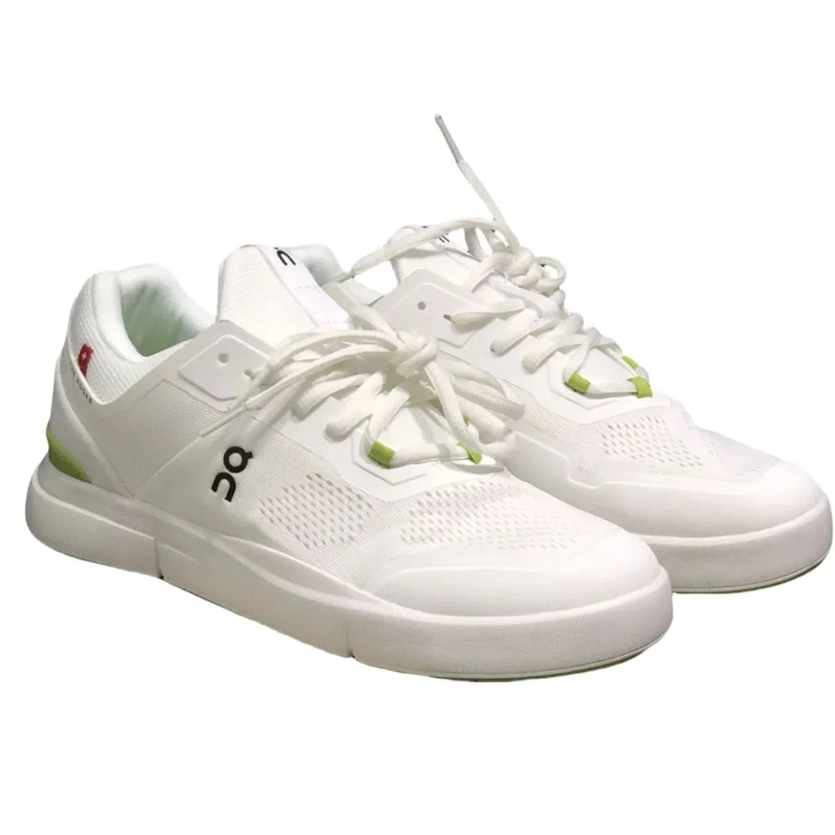 On The Roger Spin Men's White/Green - Onsrunners
