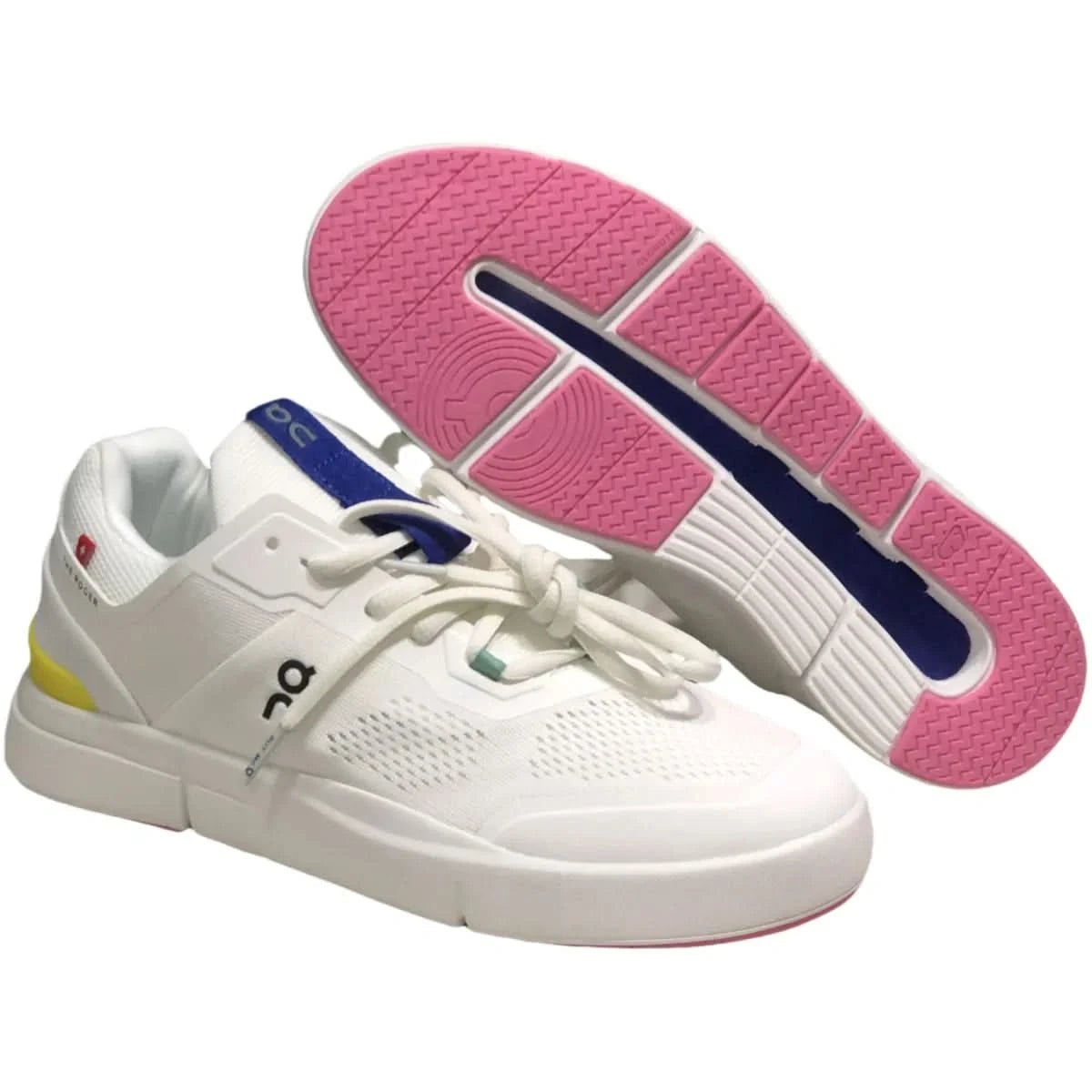 On The Roger Spin Women's White/Yellow - Onsrunners
