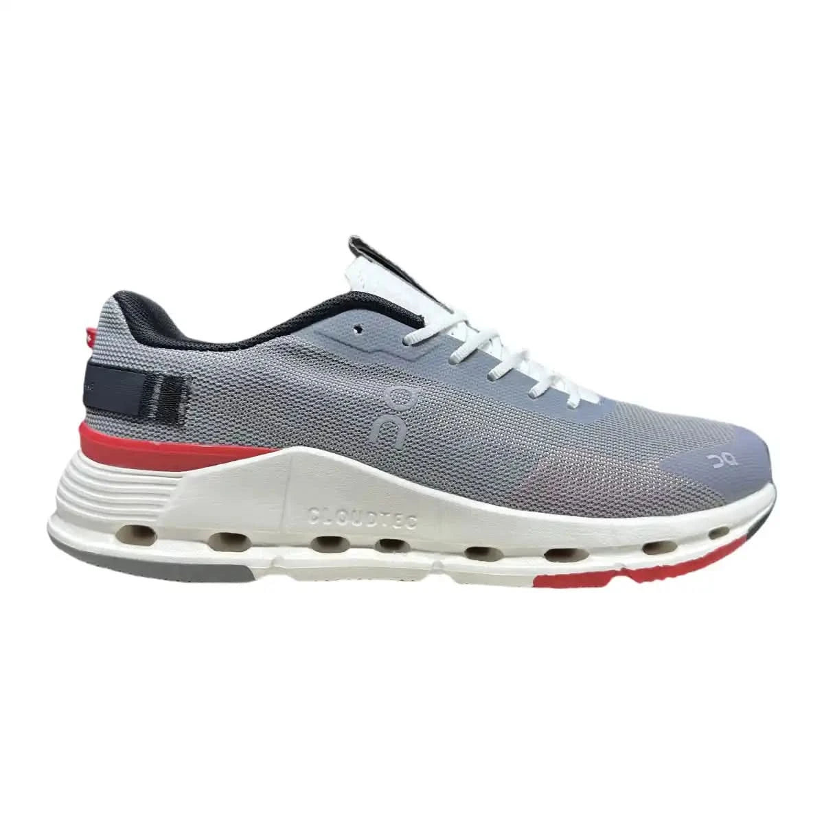 On Cloudnova Form 2  Women's mist gray | red