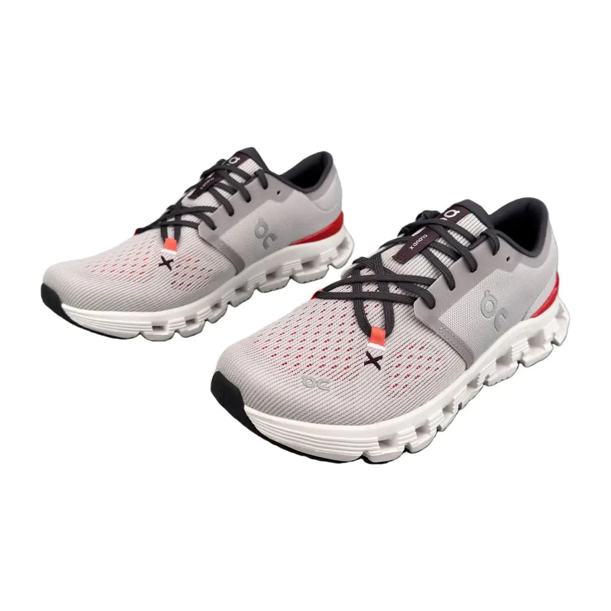 On Cloud X4   Men's Silver/Flame