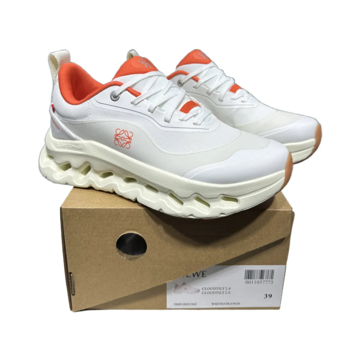 On Cloudtilt LOEWE 2 Damen Weiß Orange