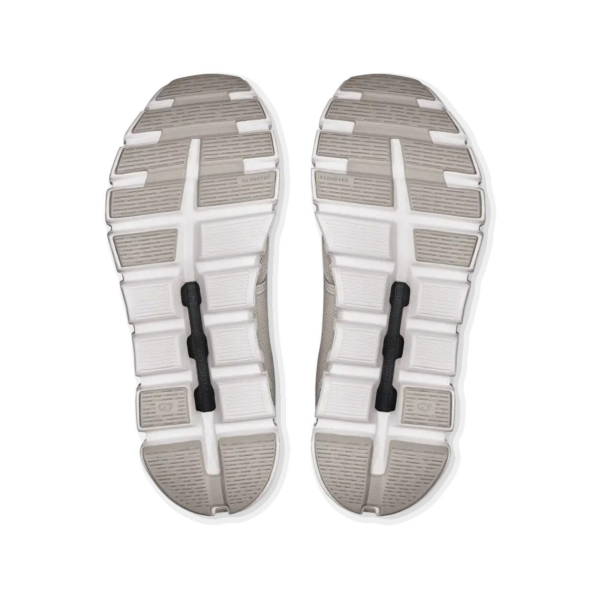 En Cloudrunner 2 para mujer en blanco y negro