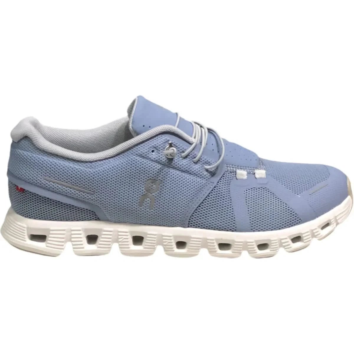 On Cloud 5 Men's Light Grayish Blue White - Onsrunners