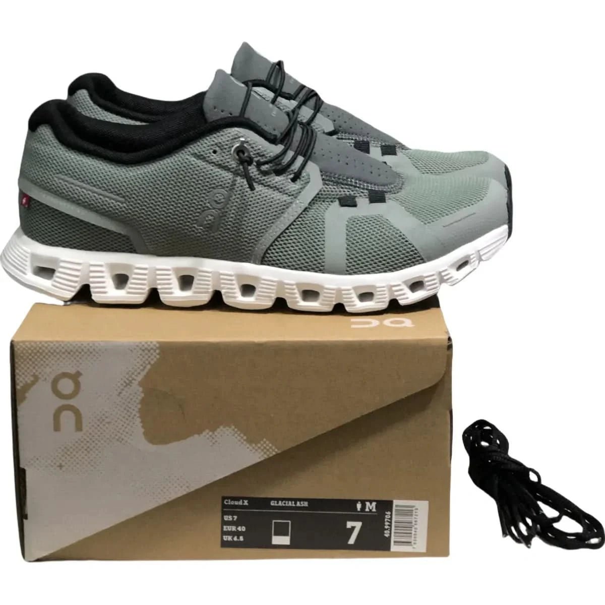 On Cloud 5 Men's Pale Greenish/White - Onsrunners