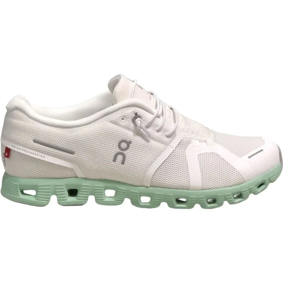 On Cloud 5 Men's Undyed White Stream Green - Onsrunners
