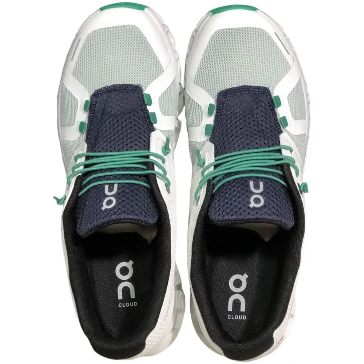 On Cloud 5 Men's White Stream Green - Onsrunners