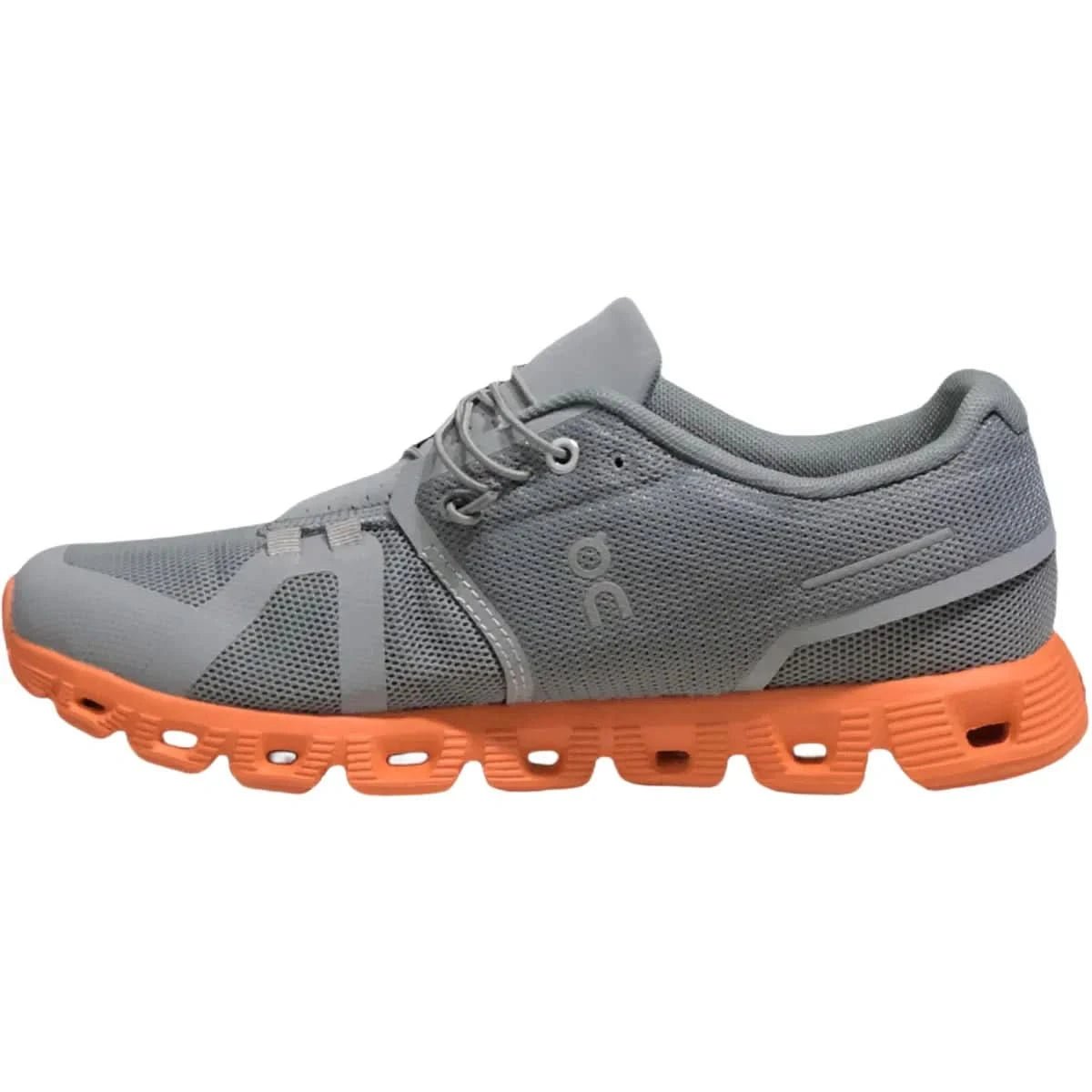 On Cloud 5 Women's Gray Orange/zinc gray burnt orange - Onsrunners