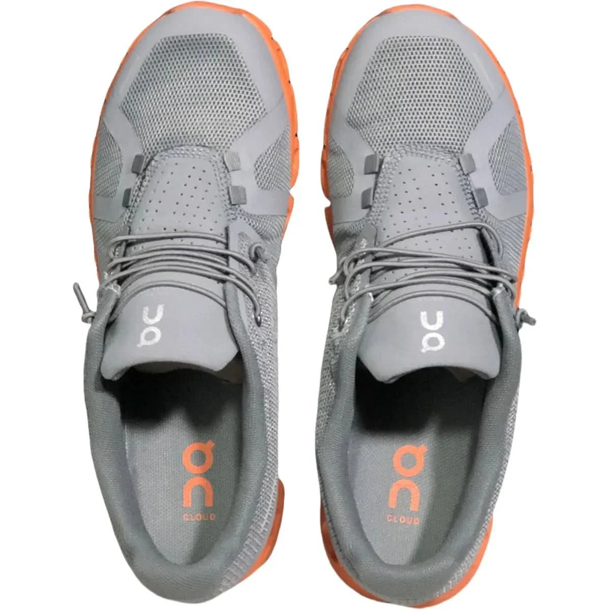 On Cloud 5 Women's Gray Orange/zinc gray burnt orange - Onsrunners