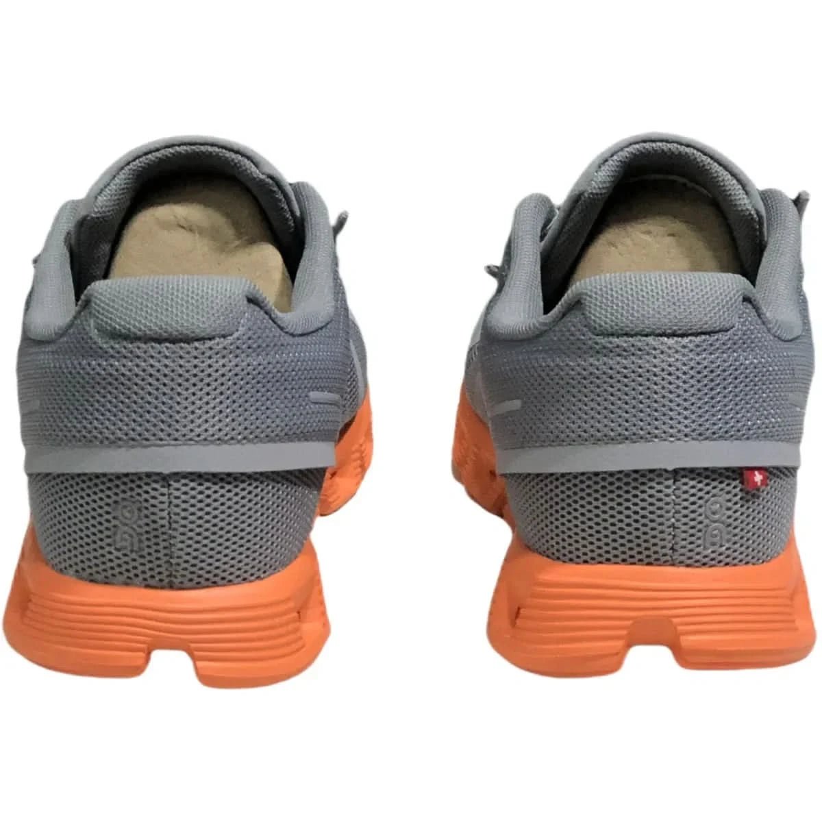 On Cloud 5 Women's Gray Orange/zinc gray burnt orange - Onsrunners
