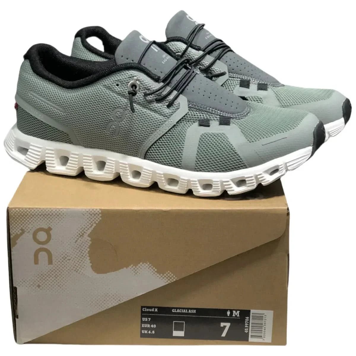 On Cloud 5 Women's Pale Greenish/White - Onsrunners