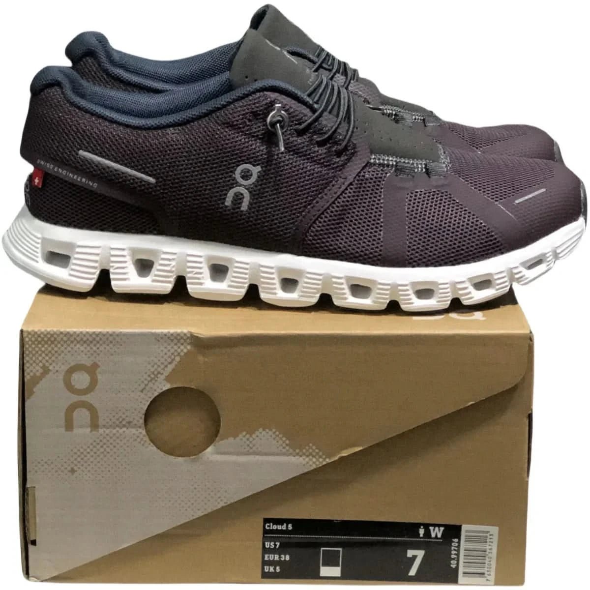 On Cloud 5 Women's Purplish/Black - Onsrunners
