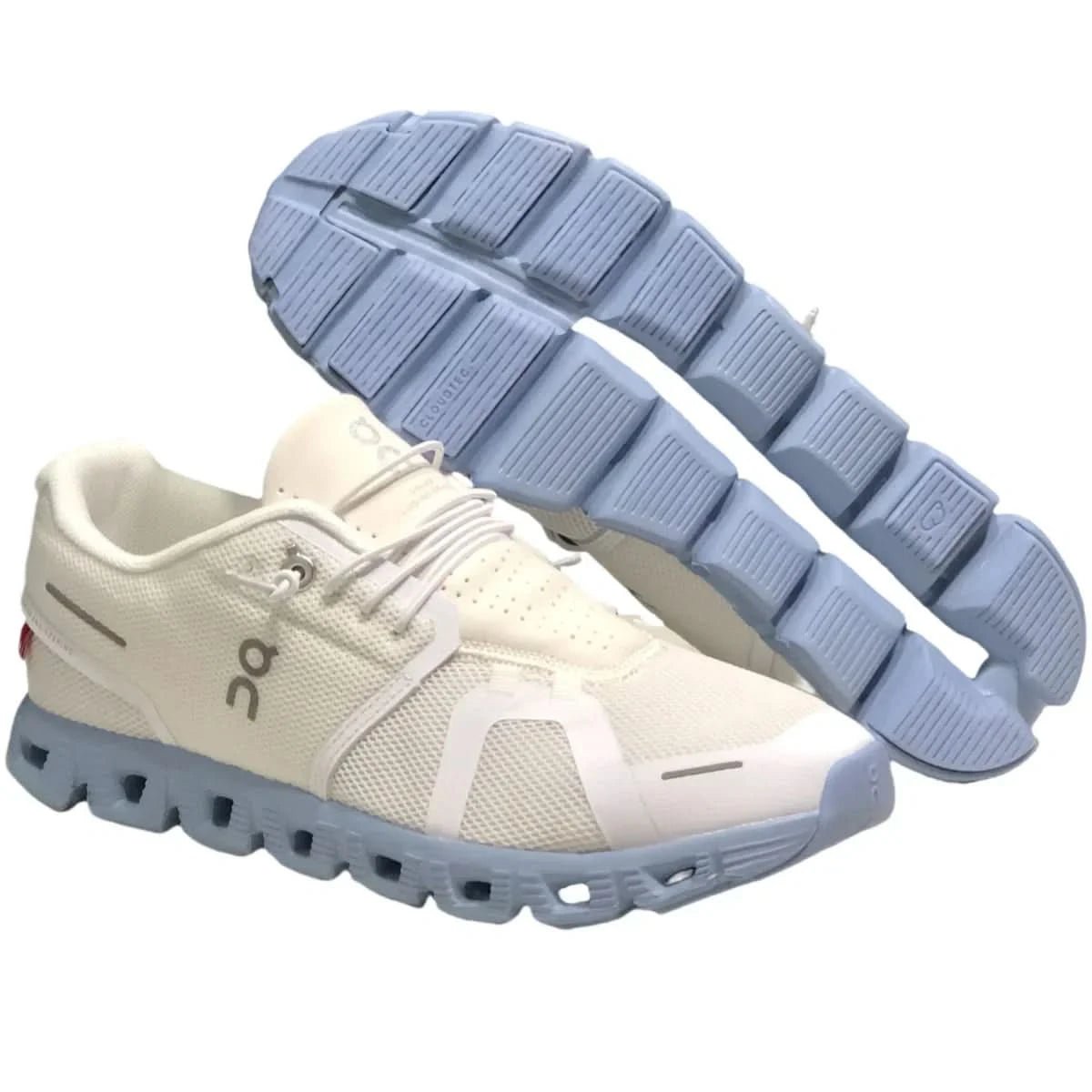 On Cloud 5 Women's White light/grey blue - Onsrunners