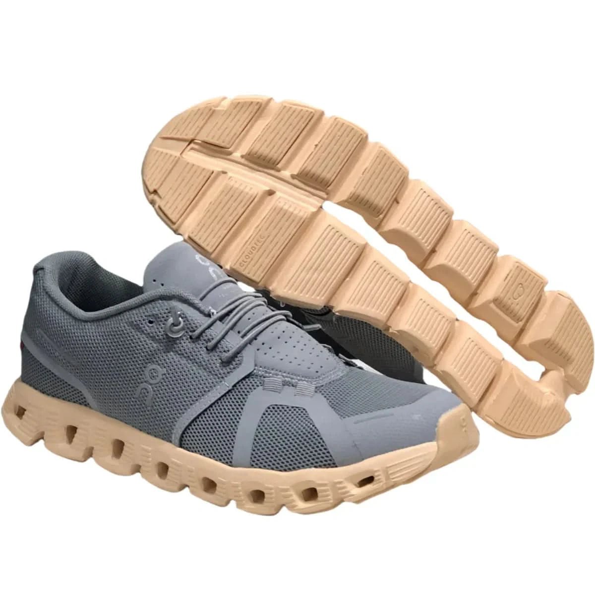 On Cloud 5 Women's Zinc Ash Shell Pcwder - Onsrunners
