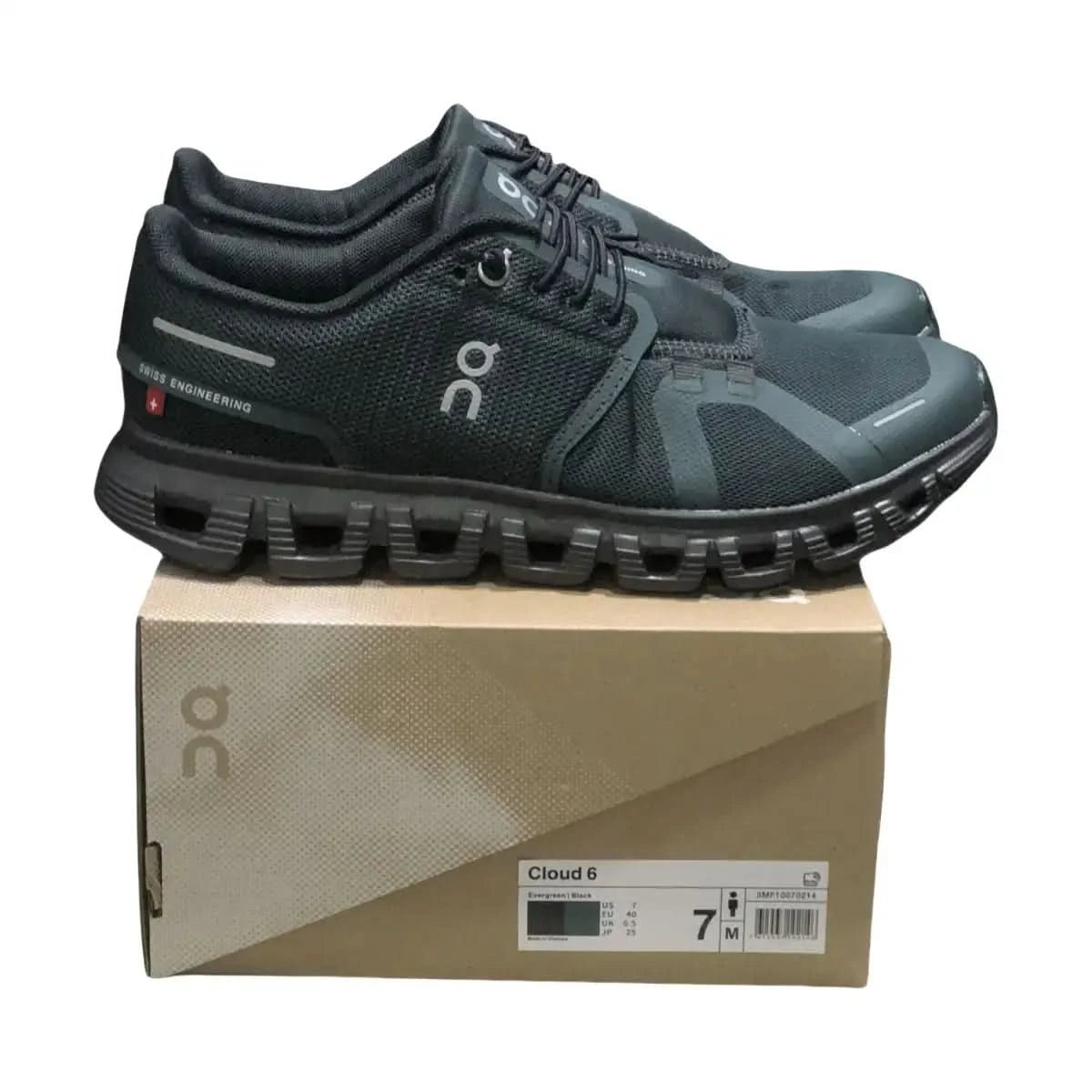On Cloud 6 Men's Evergreen/Black - Onsrunners