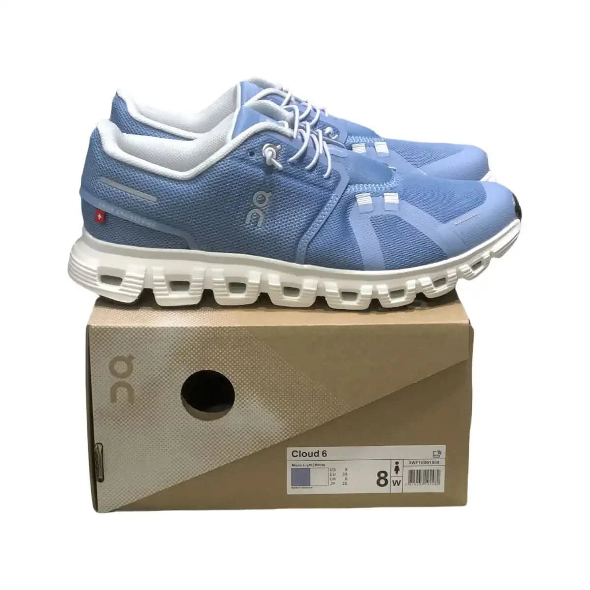 On Cloud 6 Women's Sky Blue/White - Onsrunners