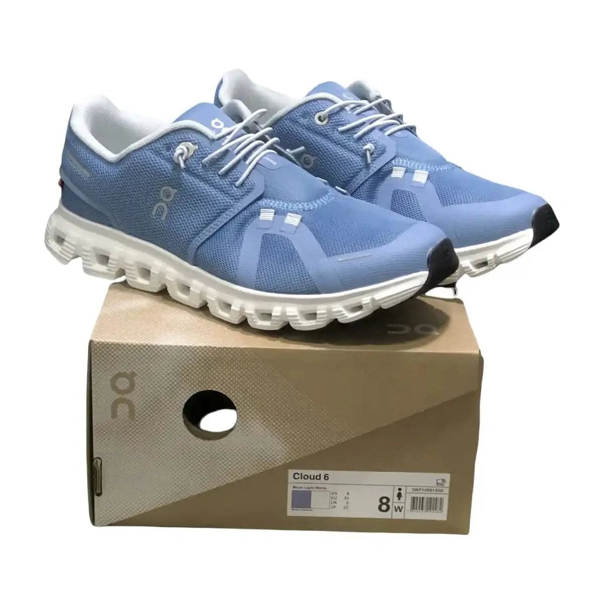 On Cloud 6 Women's Sky Blue/White - Onsrunners