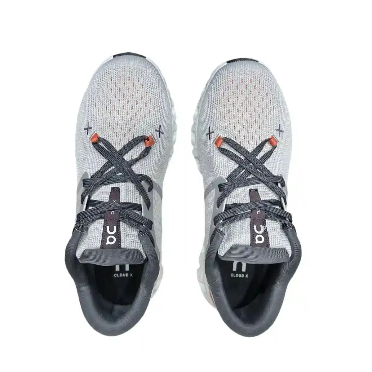 On Cloud X4 Women’s Silver/Orange - Red - Onsrunners
