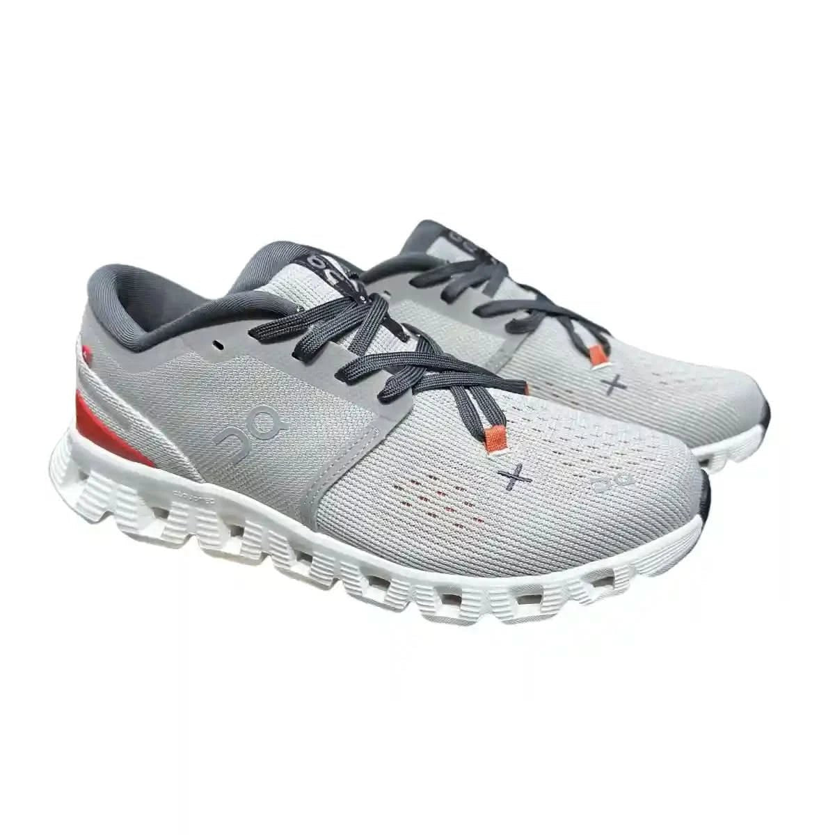 On Cloud X4 Women’s Silver/Orange - Red - Onsrunners