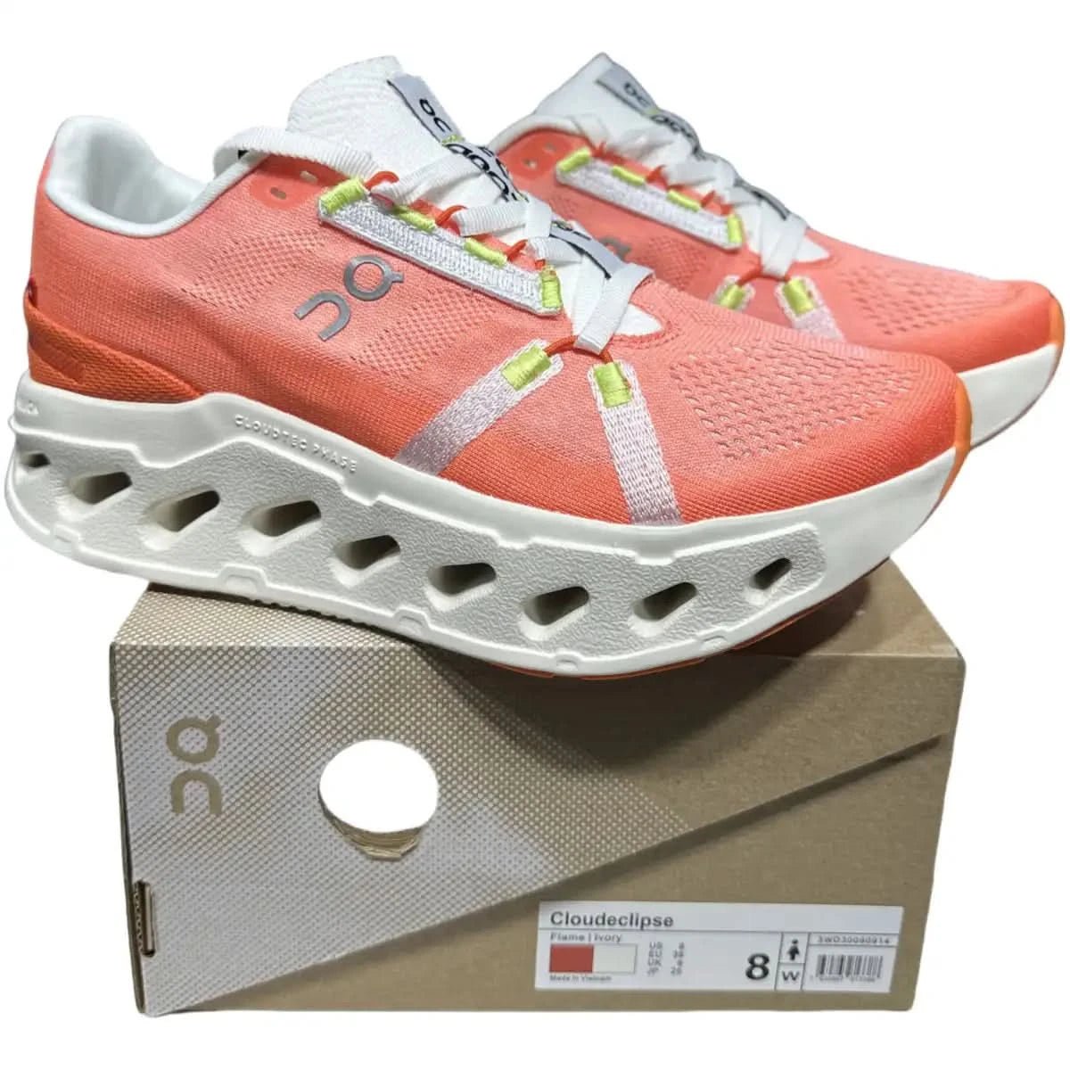 On Cloudeclipse Women's Orange/Ivory - Onsrunners