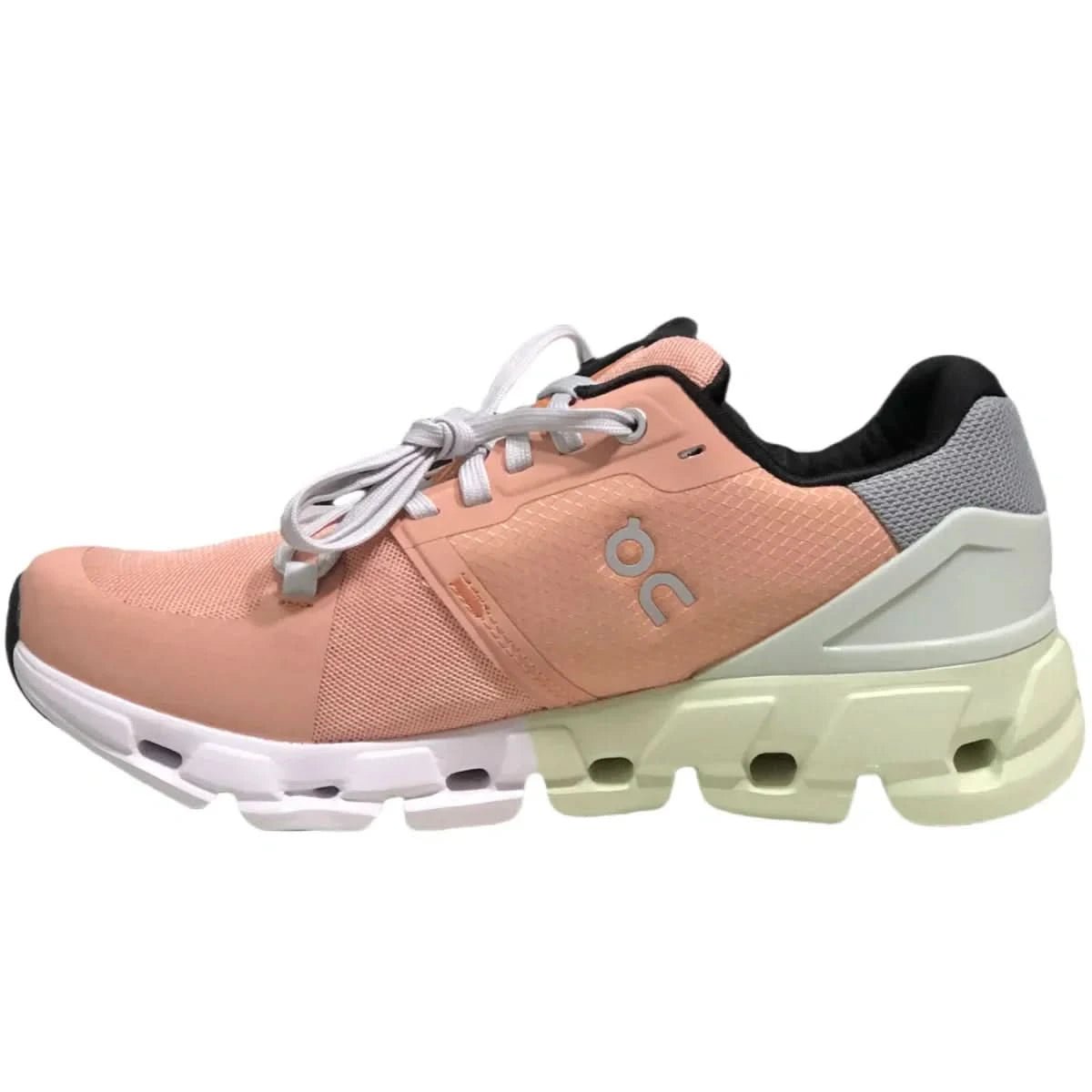 On Cloudflyer 4 Men's Peach/Green - Onsrunners