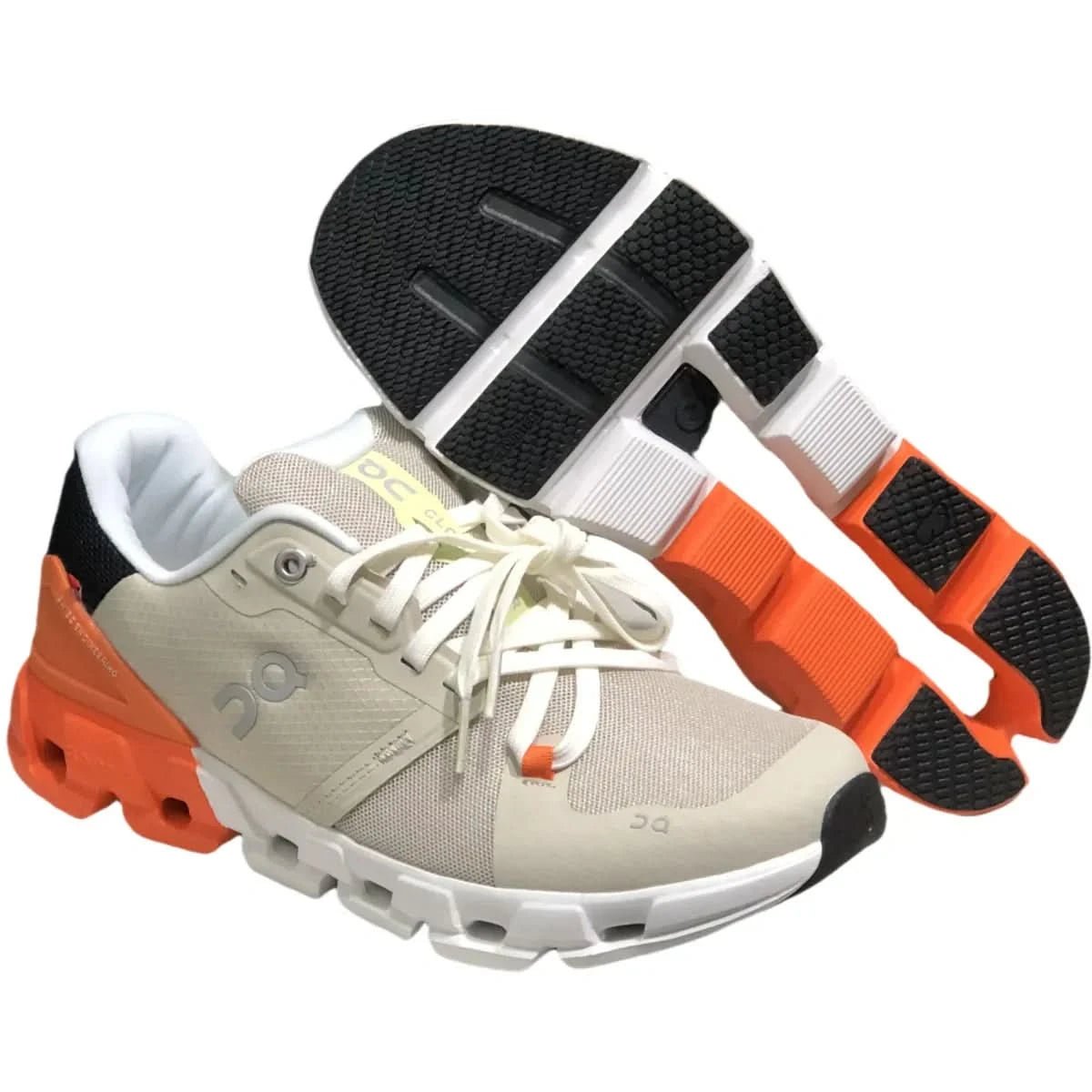 On Cloudflyer 4 Women's Gray/Orange - Onsrunners