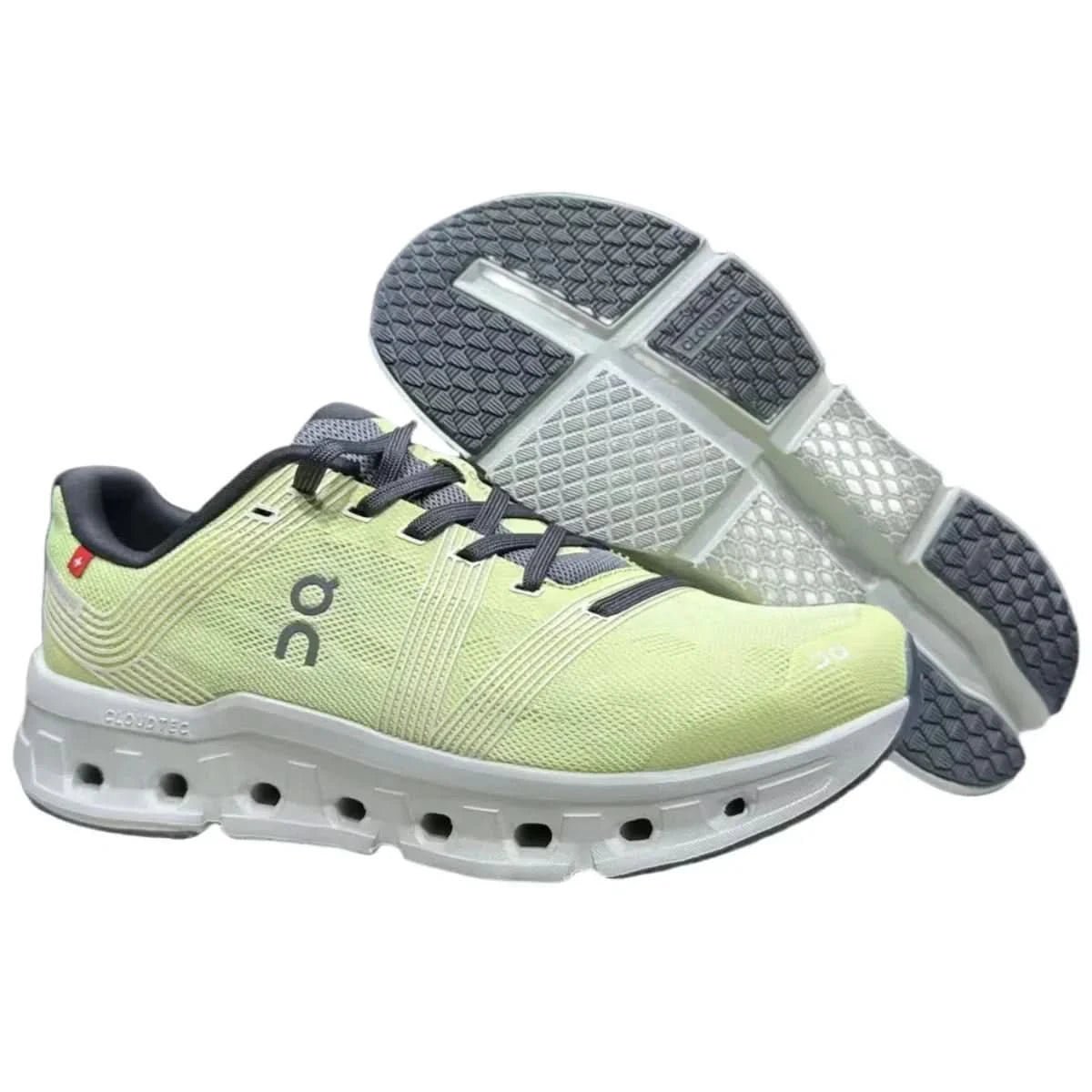 On Cloudgo Women's Grass yellow yarn - Onsrunners