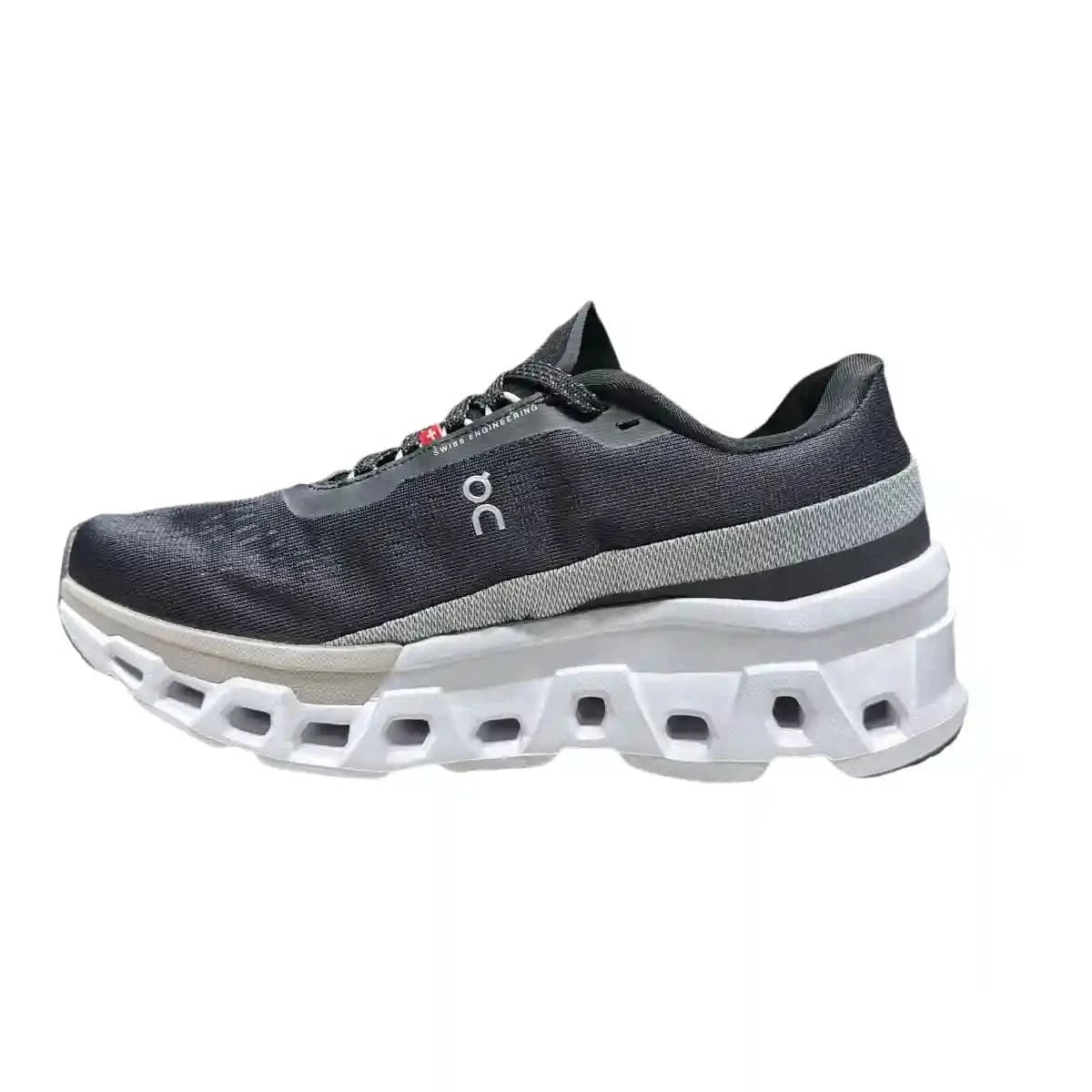 On Cloudmonster 2 Men's Black/Mist White - Onsrunners