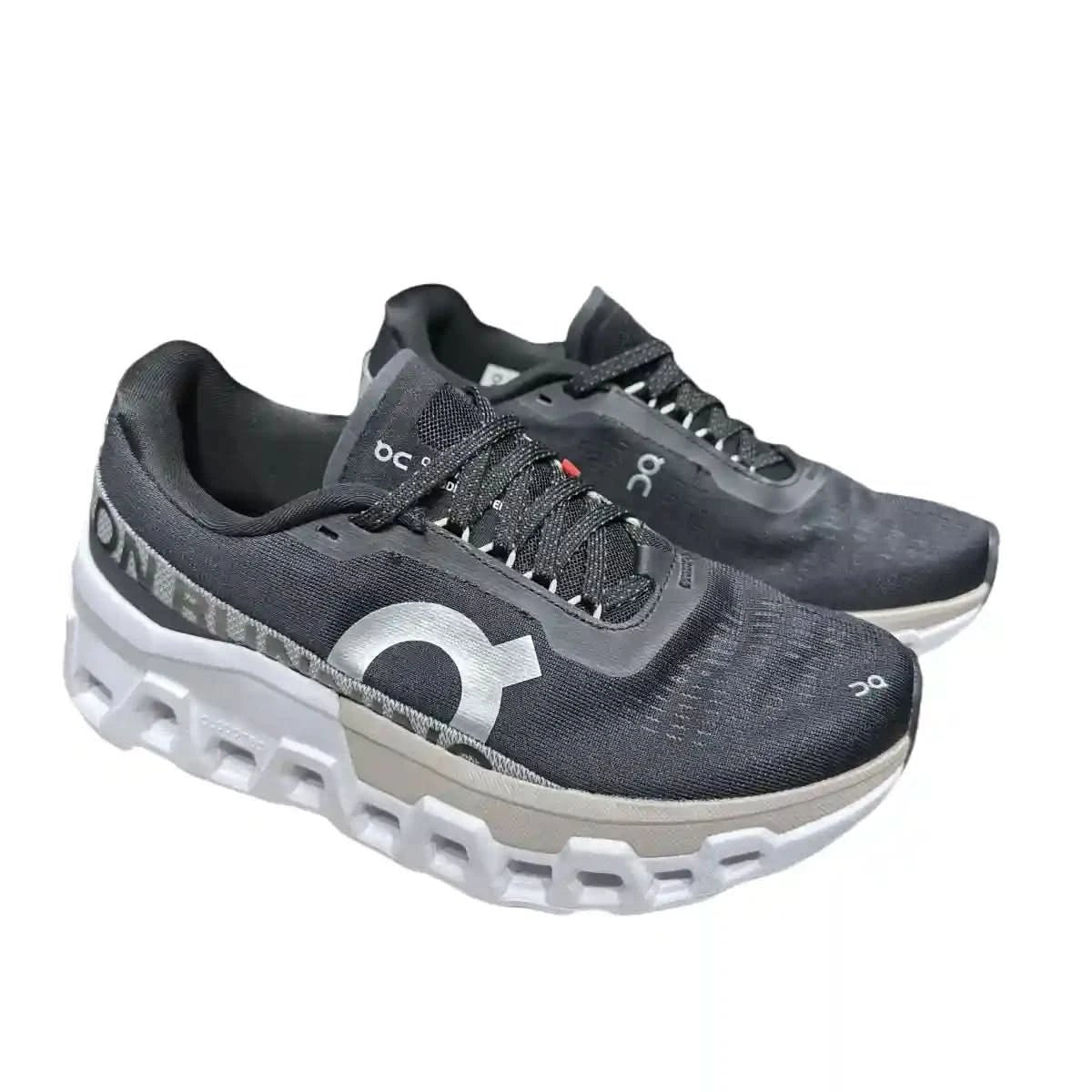 On Cloudmonster 2 Men's Black/Mist White - Onsrunners