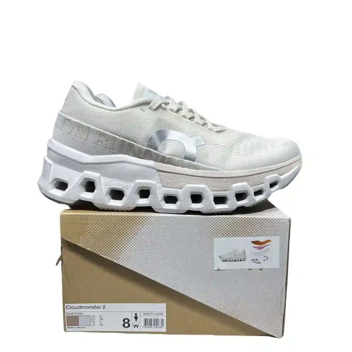 On Cloudmonster 2 Men's Soft Mist White - Onsrunners