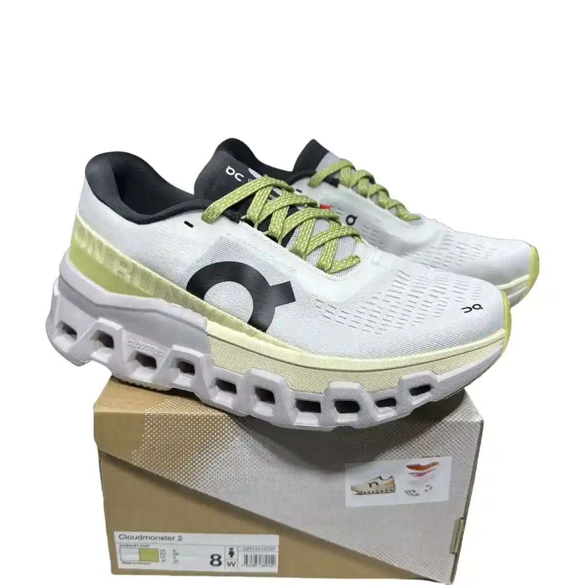 On Cloudmonster 2 Men's Undyed Natural Lemon Yellow - Onsrunners