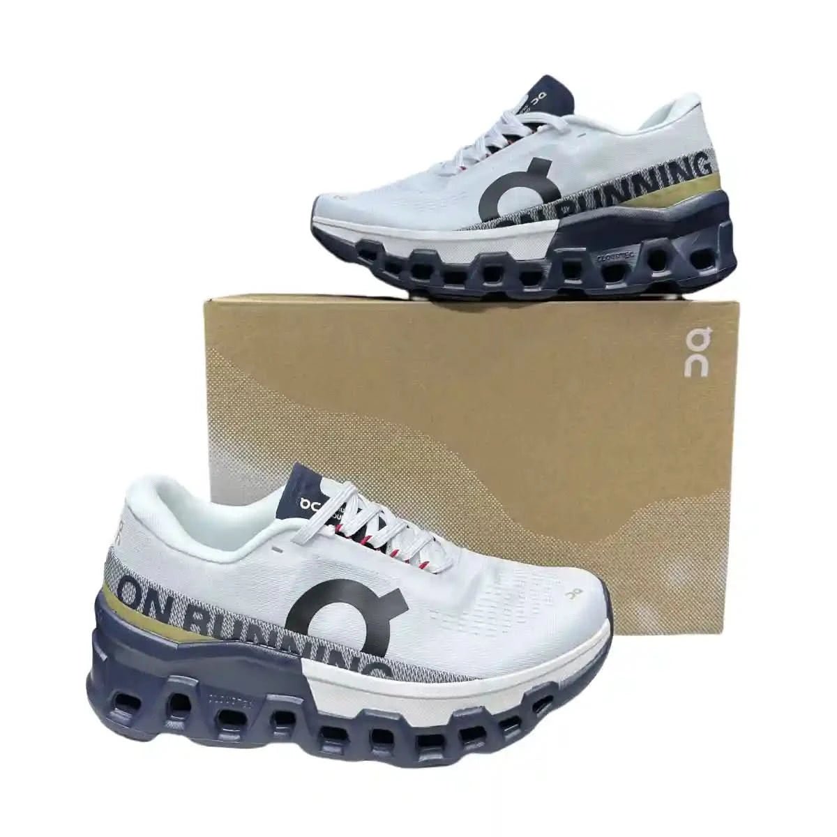 On Cloudmonster 2 Men's White/Blue - Onsrunners
