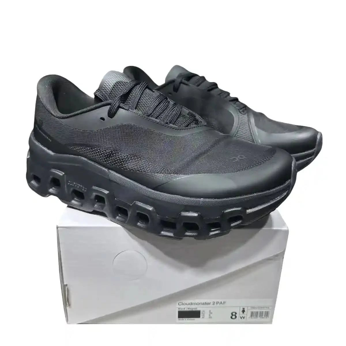 On Cloudmonster 2 Women's Black x PAF Collaboration - Onsrunners